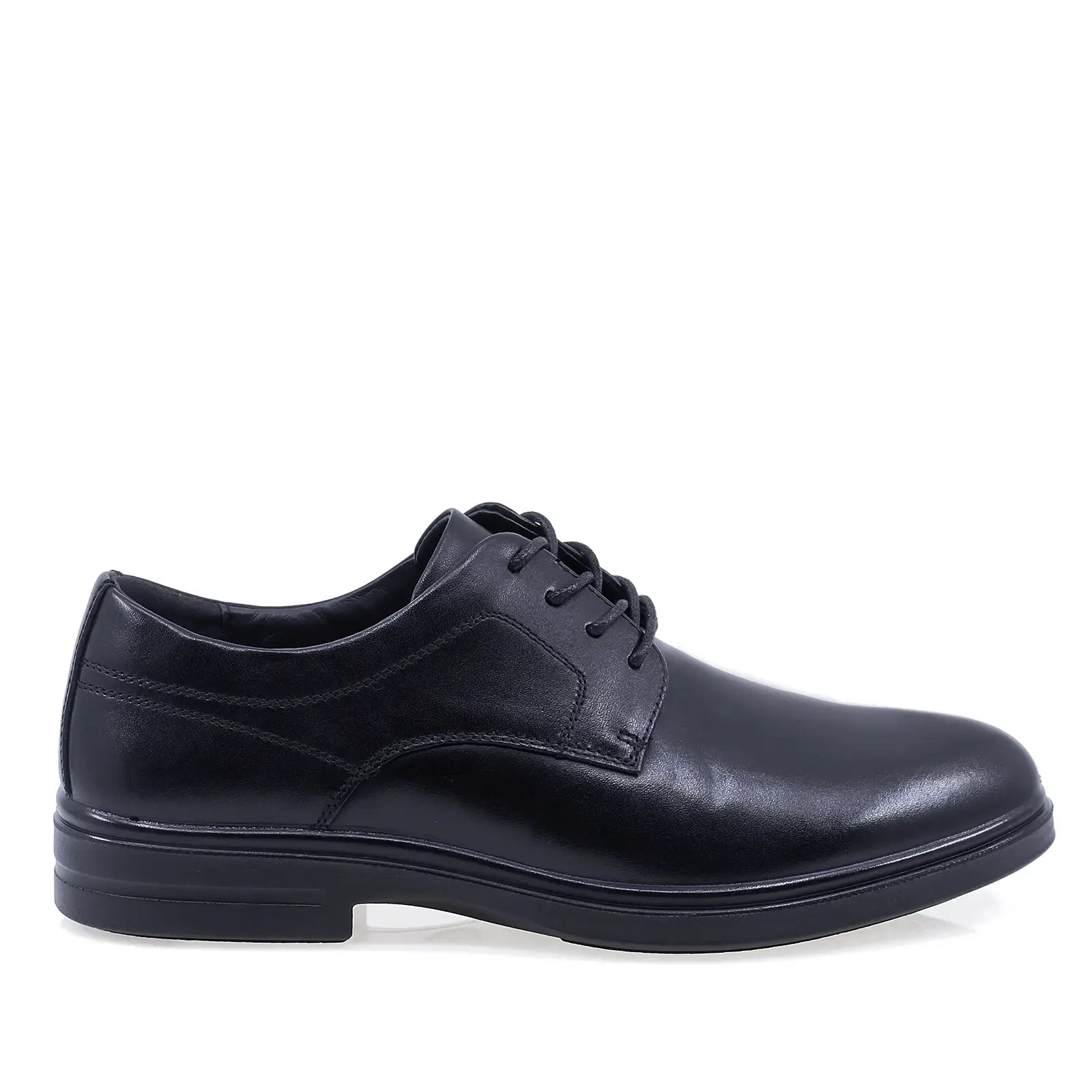 Pantofi barbati Goretti B111-66205 negri din piele naturala, vedere laterala dreapta