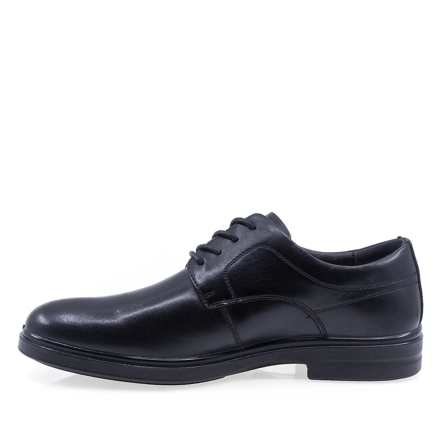Pantofi eleganti barbati Goretti B111-66205 negri din piele naturala box, vedere laterala stanga