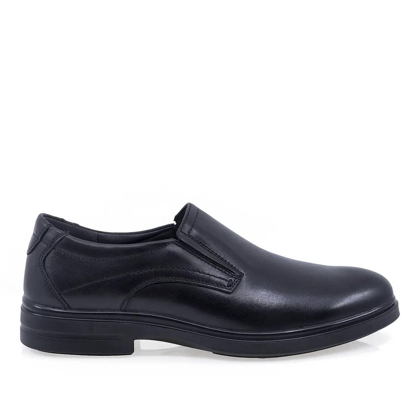 Pantofi eleganti barbati Goretti B111-66207 negri din piele naturala, vedere laterala dreapta