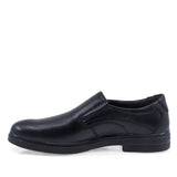 Pantofi barbati Goretti B111-66207 negri din piele naturala box, vedere laterala stanga