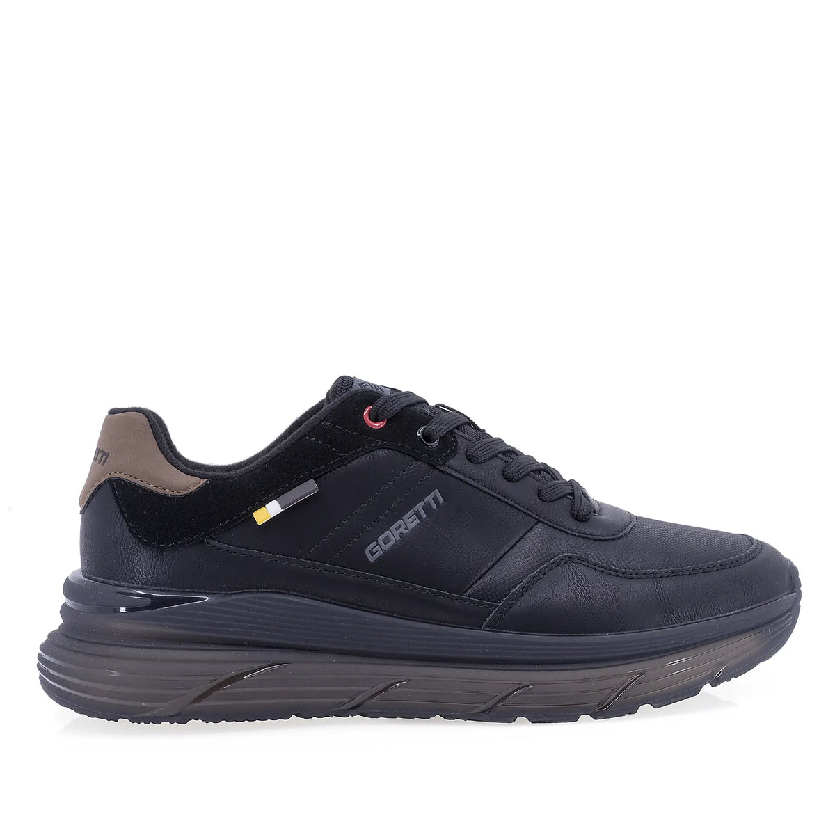 Pantofi barbati casual Goretti piele naturala B100-CL31798 negri