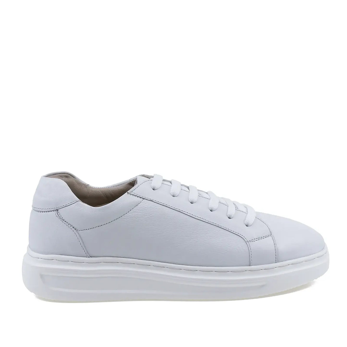 Vedere laterala dreapta a pantofilor casual Goretti B200-90493 albi