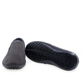 Pantofi casual bărbați Goretti gri închis, vedere din spate, design ergonomic și confort de lungă durată