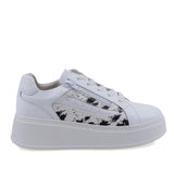 Pantofi casual dama Anna Viotti piele naturala box albi D116-302-01TM lateral dreapta
