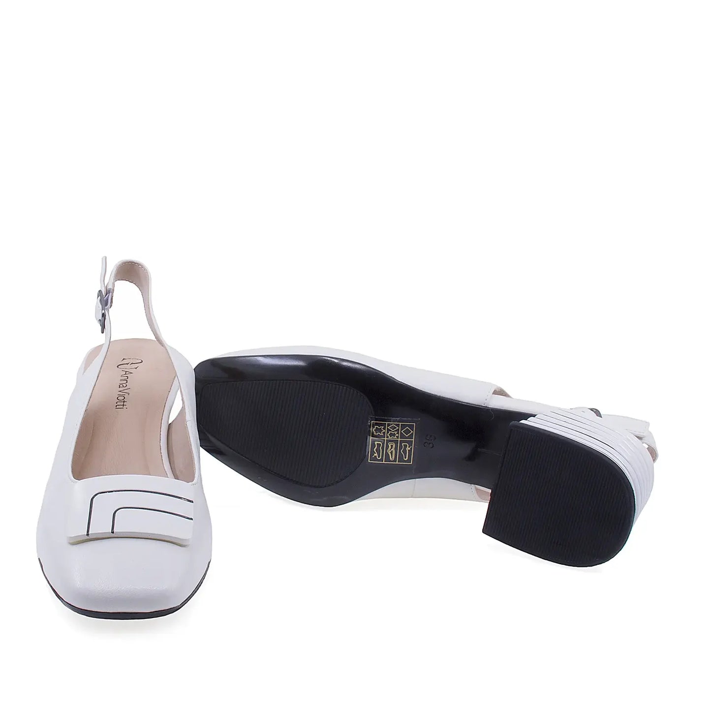 Talpă pantofi damă eleganți Anna Viotti D105-6371P-A11-X16, stabilitate și aderență pentru purtare zilnică, toc 6 cm