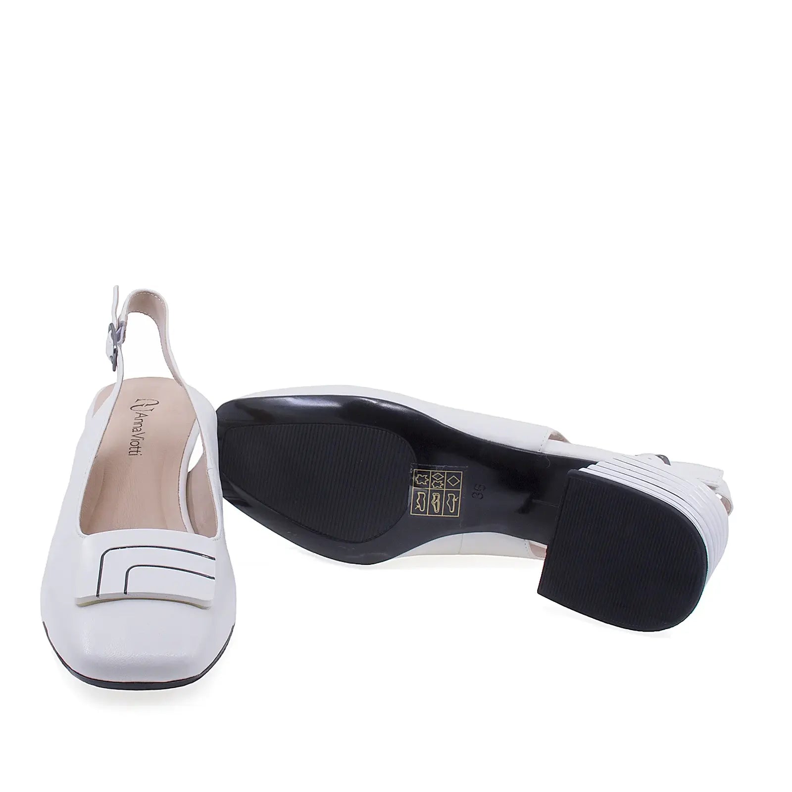Talpă pantofi damă eleganți Anna Viotti D105-6371P-A11-X16, stabilitate și aderență pentru purtare zilnică, toc 6 cm