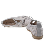 Detaliu branț pantofi damă Anna Viotti, interior confortabil din piele naturală