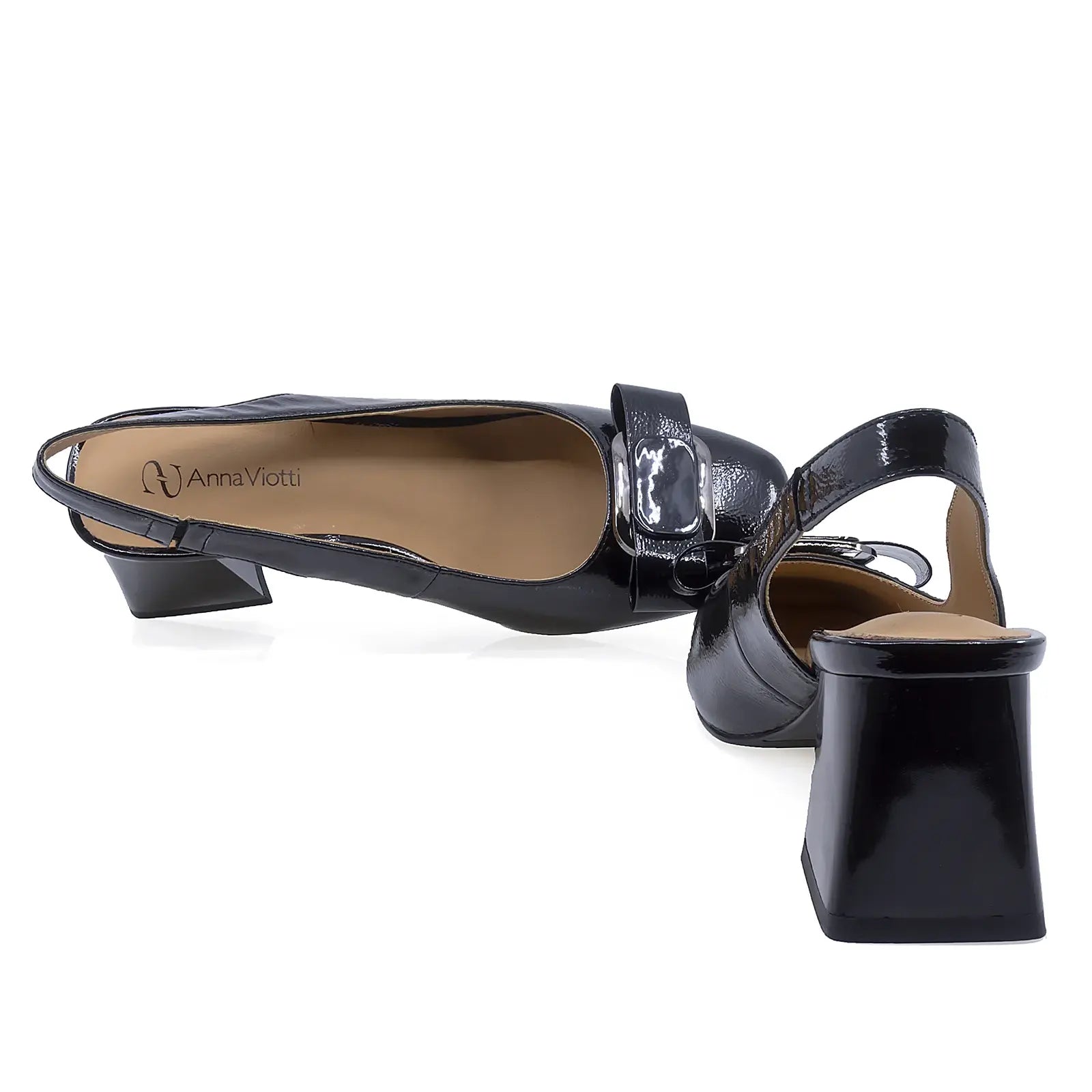 Pantofi damă Anna Viotti D105-5533-161 cu branț din meșină naturală, confort și respirabilitate