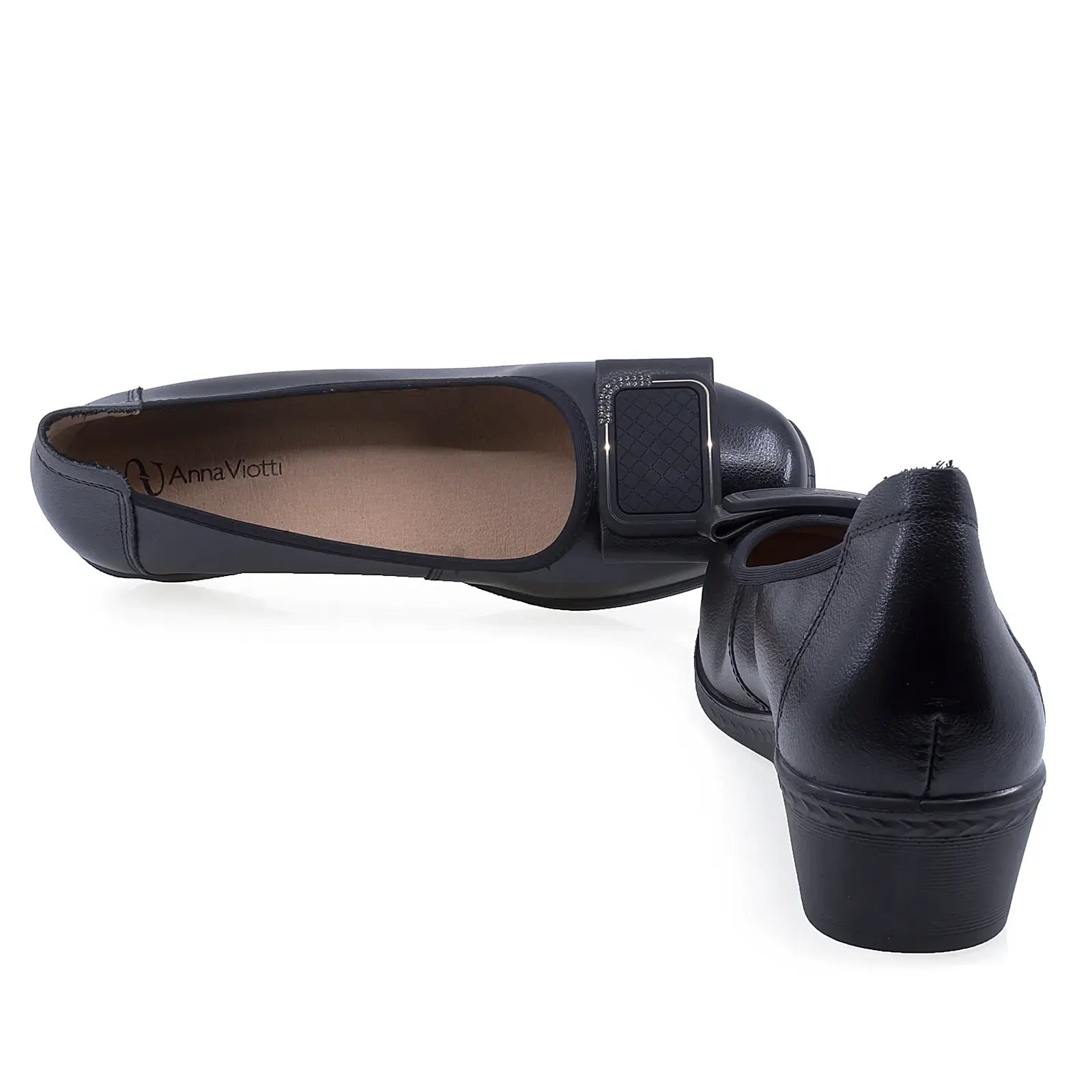 Pantofi damă Anna Viotti D111-3C23652-6 cu interior din meșină naturală și branț confort
