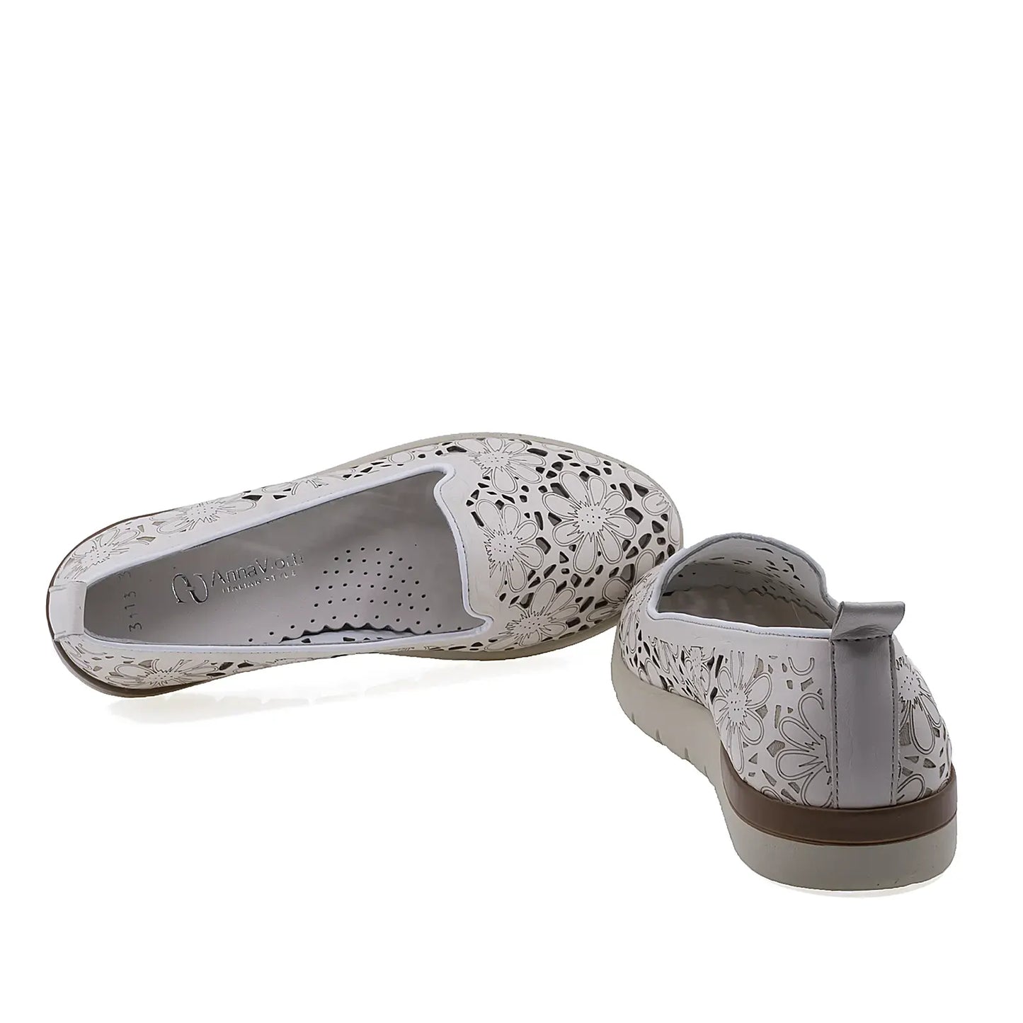 Pantofi damă Anna Viotti D12-3113 cu interior din mesină naturală pentru confort și respirabilitate zilnică