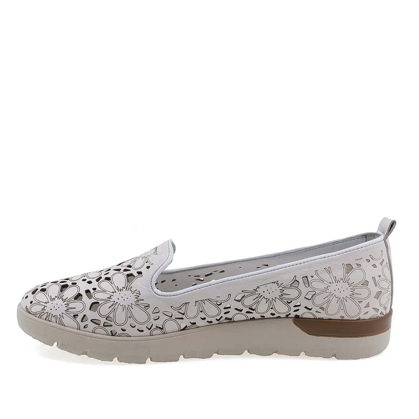 Pantofi damă din piele naturală Anna Viotti D12-3113 bej, design casual confort și respirabilitate sporită