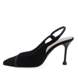 Pantofi dama eleganti Anna Viotti D3060 negri, vedere laterala stanga