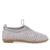 Pantofi damă casual Anna Viotti albi din piele naturală, vedere lateral dreapta, design modern