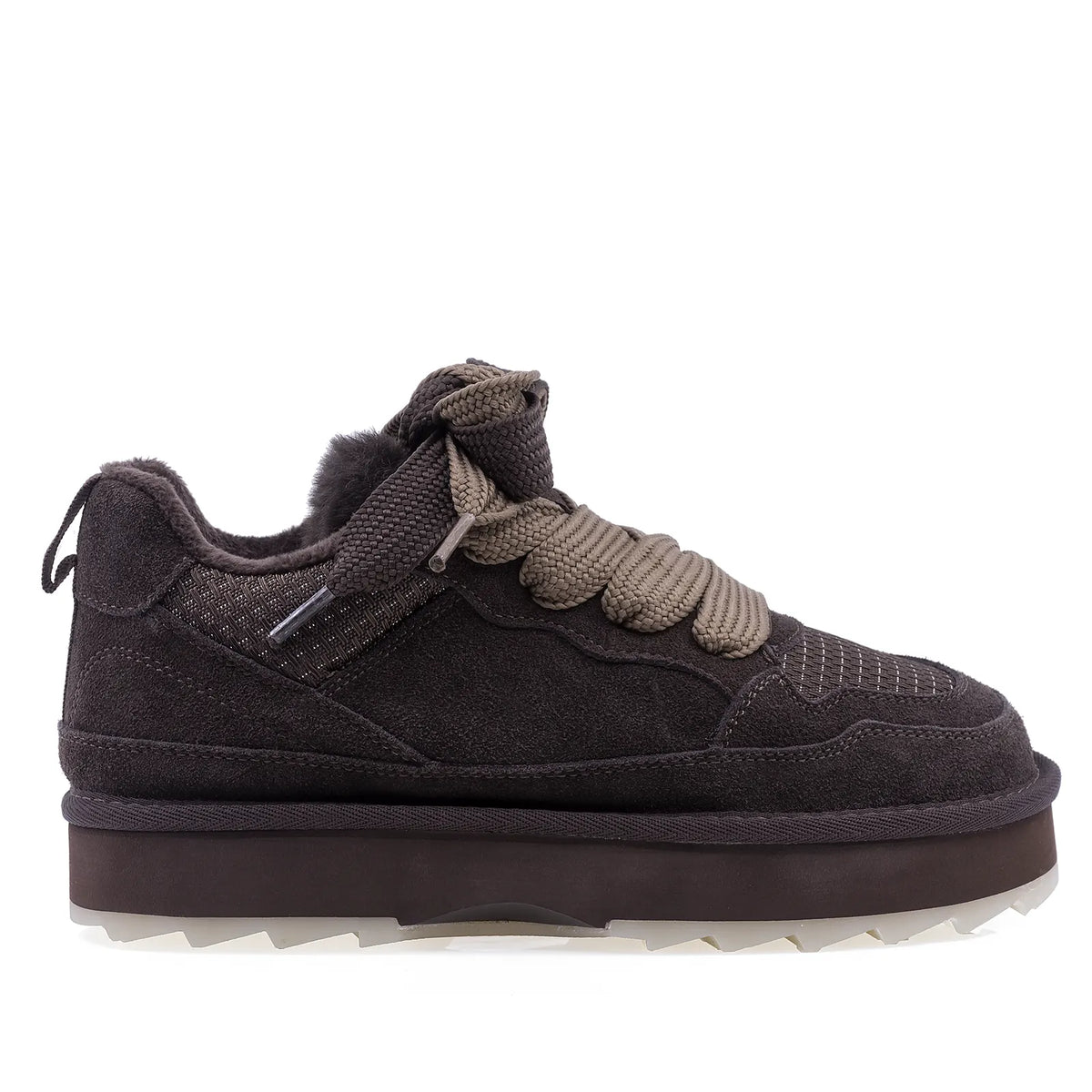 Pantofi dama casual Anna Viotti piele intoarsa D113-2682 maro