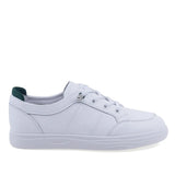 Pantofi damă Anna Viotti albi piele naturală platformă 2,5-3,5 cm vedere lateral dreapta