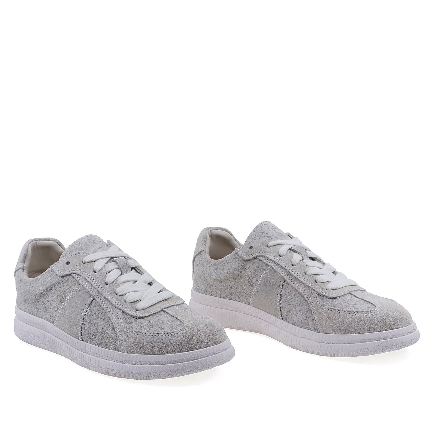 Pantofi dama casual gri Anna Viotti vedere din fata design modern