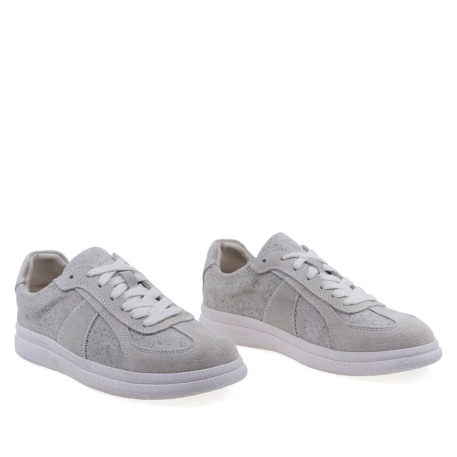 Pantofi dama casual gri Anna Viotti vedere din fata design modern