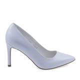 Pantofi dama eleganti Guban D1206 albi din piele naturala vedere lateral dreapta stiletto toc subtire
