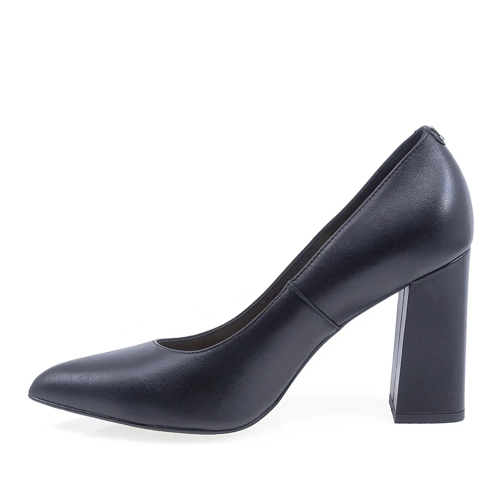 Pantofi dama eleganti din piele naturala negri Sala 9933 vedere lateral stanga