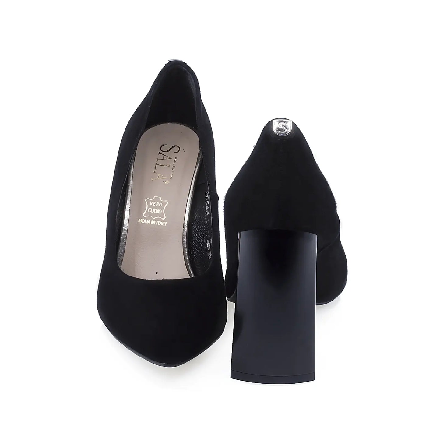 Pantofi dama eleganti Sala 2054 negri vedere spate design clasic elegant