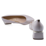 Branț pantofi damă Sala 9936 piele naturală bej interior confortabil pentru purtare zilnică