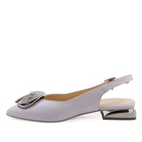 Pantofi damă eleganți nude piele naturală Sala DSALA20667 lateral stânga design rafinat