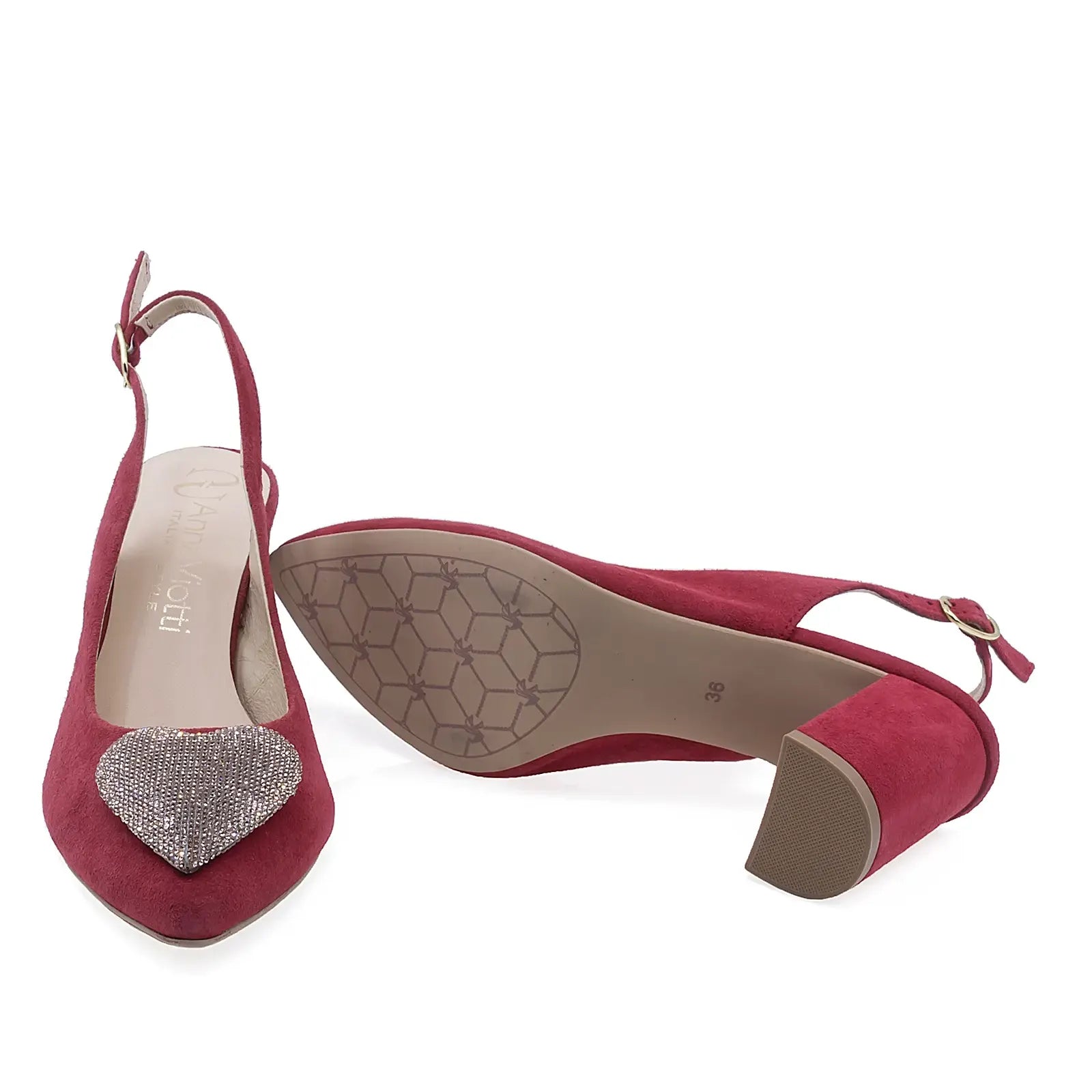 Talpă pantofi damă Kordel 2793 roșii, rezistentă și aderentă pentru stabilitate