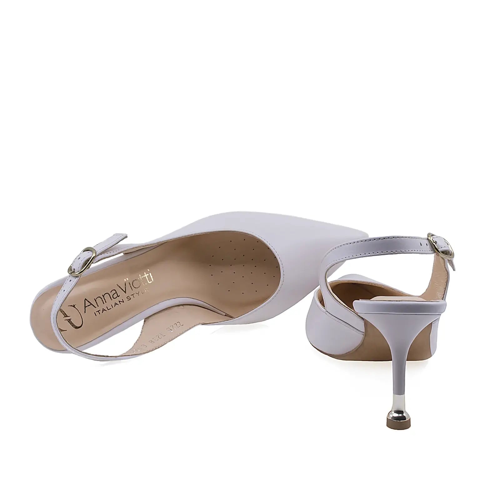 Pantofi dama Anna Viotti D3238 cu interior din mesina naturala pentru confort si respirabilitate sporita