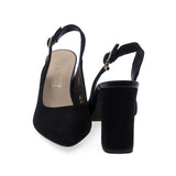 pantofi dama eleganti Sala 947 negri spate deschis design feminin toc patrat