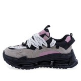 Pantofi sport damă Anna Viotti D106-2 bej/multi, vedere lateral stânga, confortabili și versatili