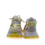Pantofi dama sport Anna Viotti D106-3755 vedere din spate stil casual modern galben multi
