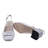 Pantofi dama Anna Viotti D106-H3G819-GW1056V-QJ cu toc patrat de 6,5 cm stabil si confortabil