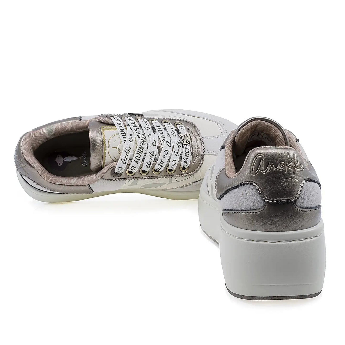 Branț detașabil pantofi sport Anekke damă, confort sporit și interior textil imprimat