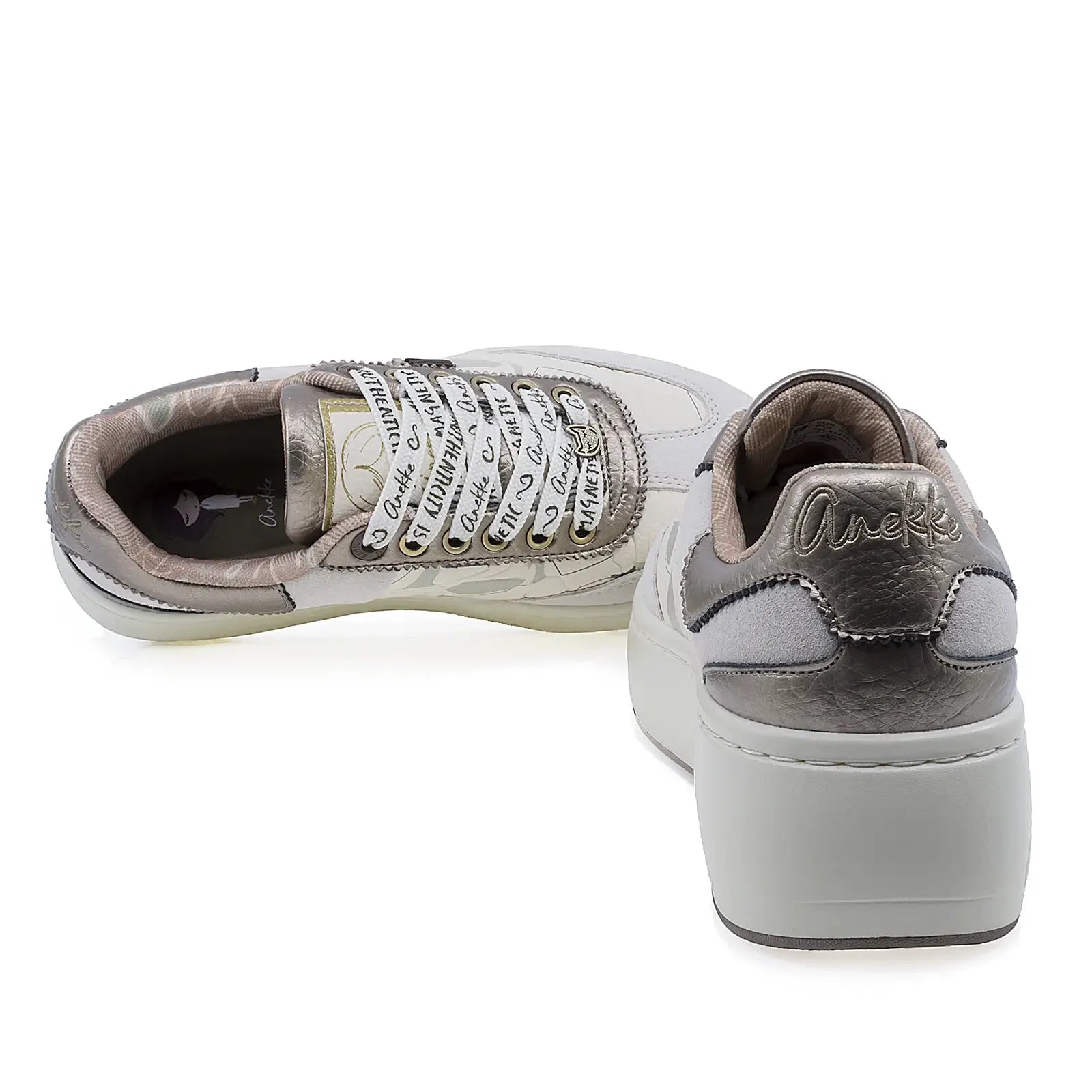 Branț detașabil pantofi sport Anekke damă, confort sporit și interior textil imprimat