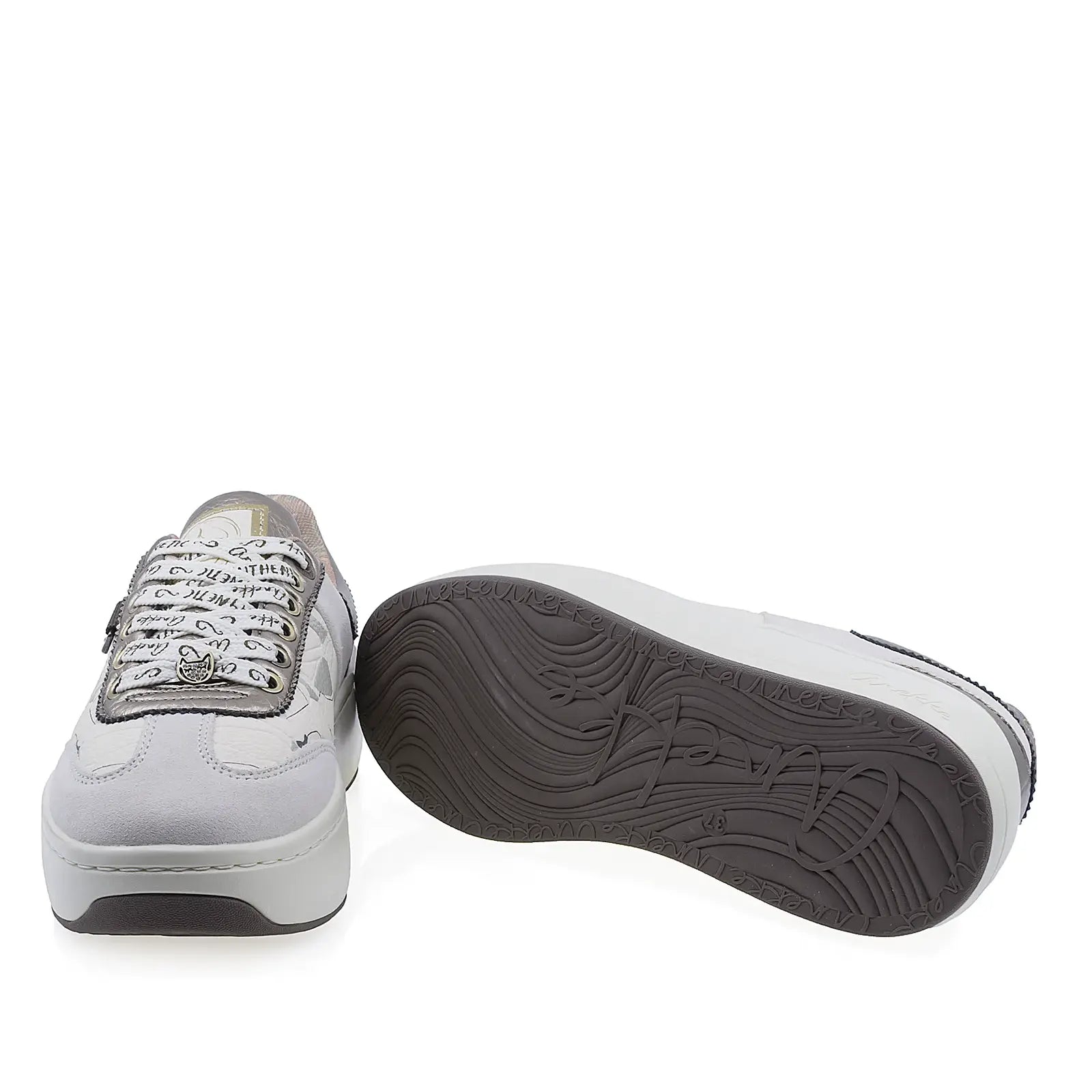 Talpă platformă ultralight pantofi sport Anekke bej, aderență și amortizare excelentă