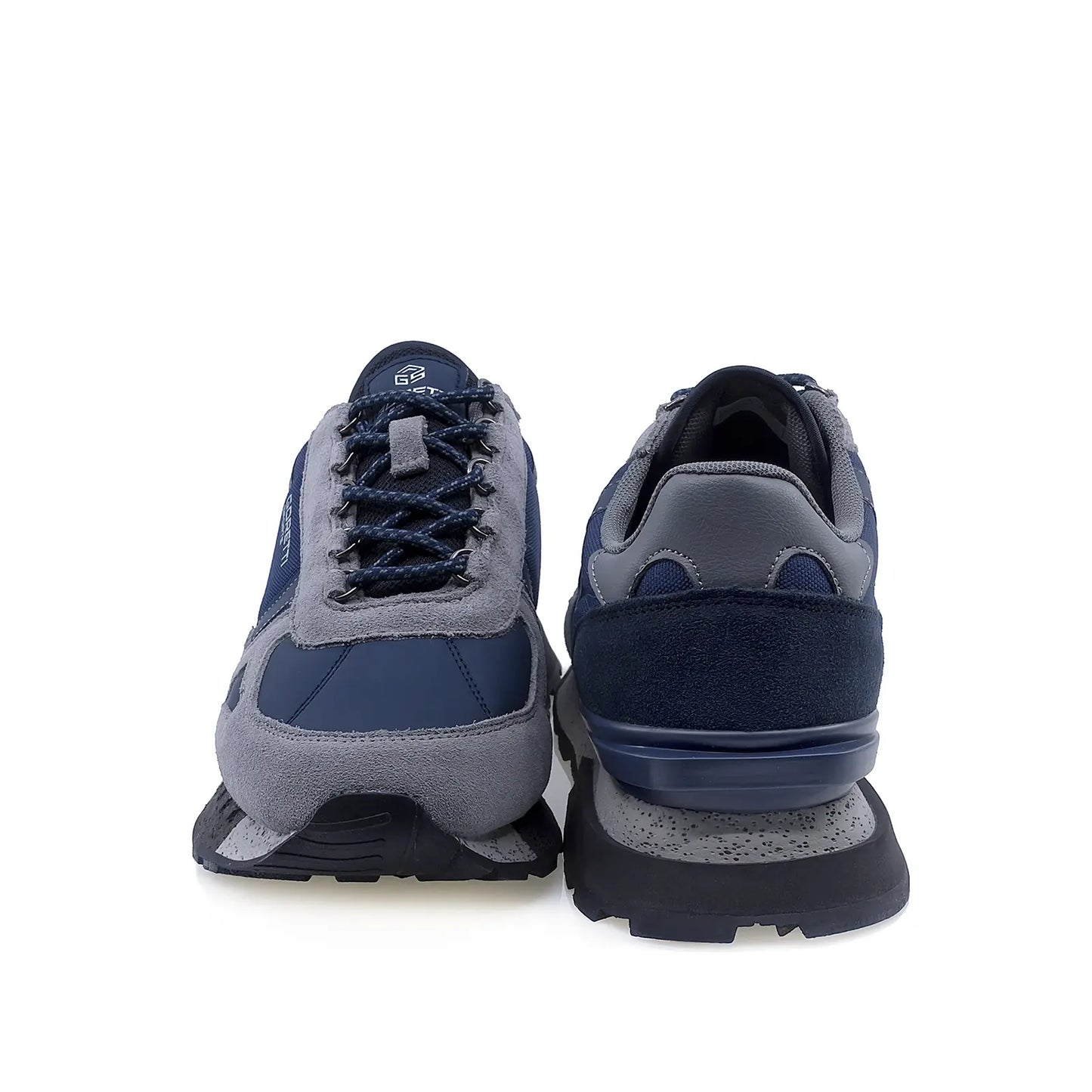 Pantofi sport bărbați Goretti bleumarin model B104-24M8634 vedere din spate design casual