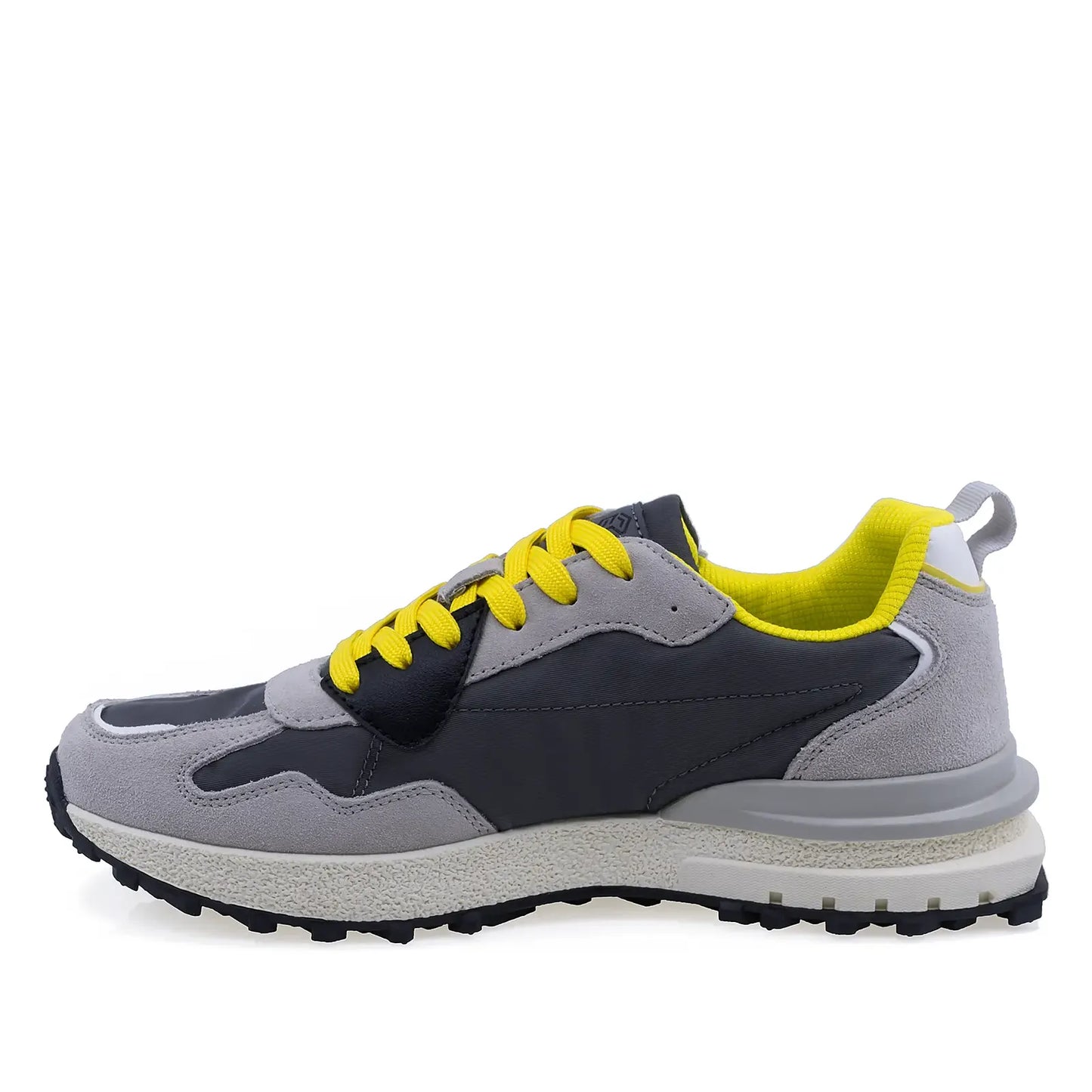 Pantofi sport Goretti gri, lateral stânga, stil casual și talpă flexibilă
