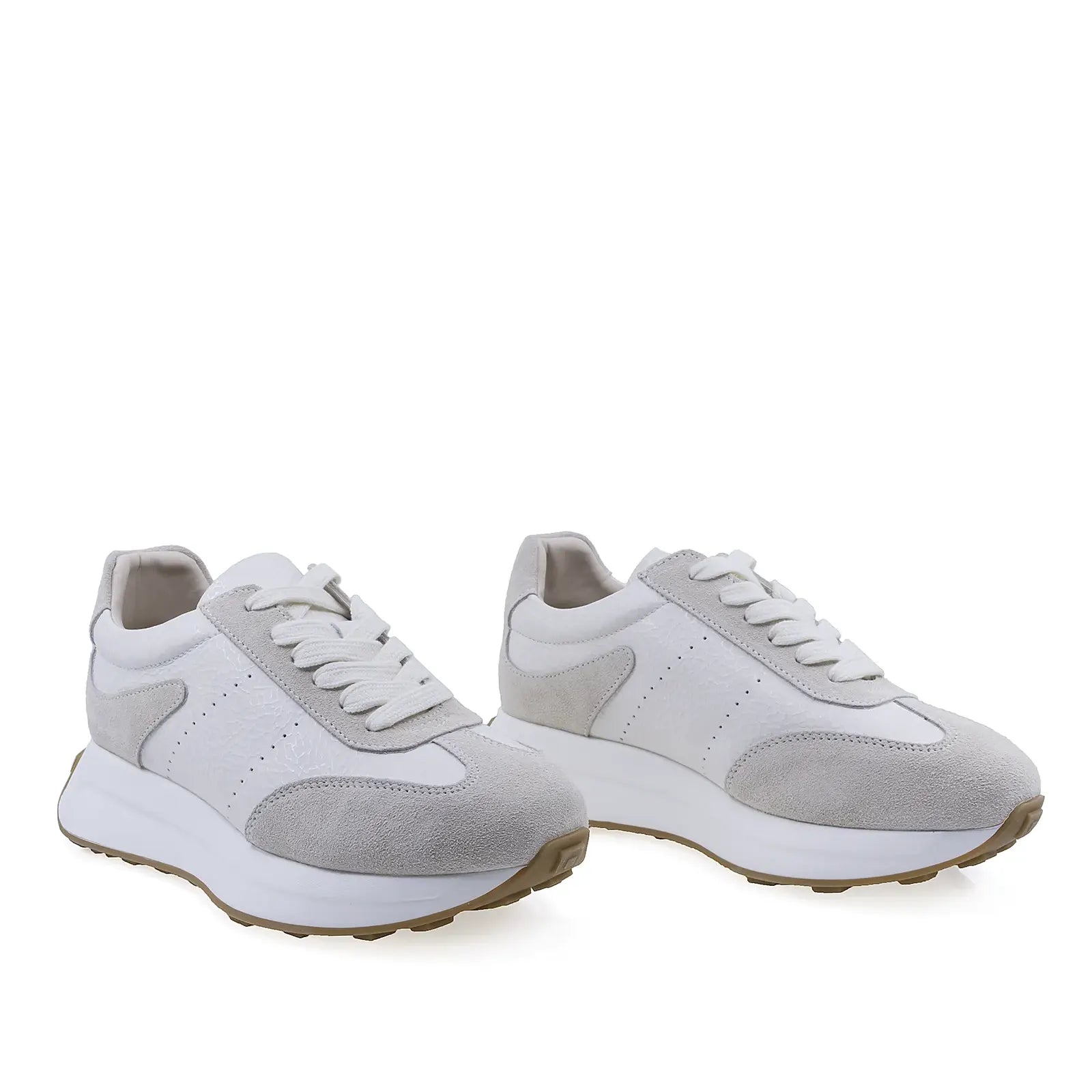 pantofi sport dama Anna Viotti vedere fata piele intoarsa stil modern confortabil