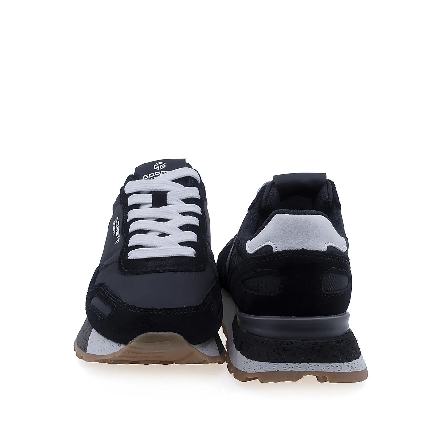 pantofi dama Goretti negri vedere spate design modern si confortabil