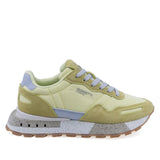 Pantofi sport damă lime Goretti din piele întoarsă, lateral dreapta – design modern și talpă stabilă