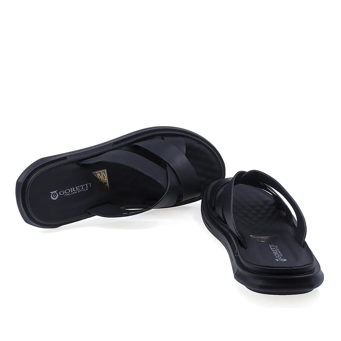 Papuci barbati Goretti B111-D17205 interior din mesina naturala pentru confort sporit