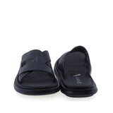 Papuci barbati casual Goretti B111-D17205 vedere din spate piele naturala neagra stil modern
