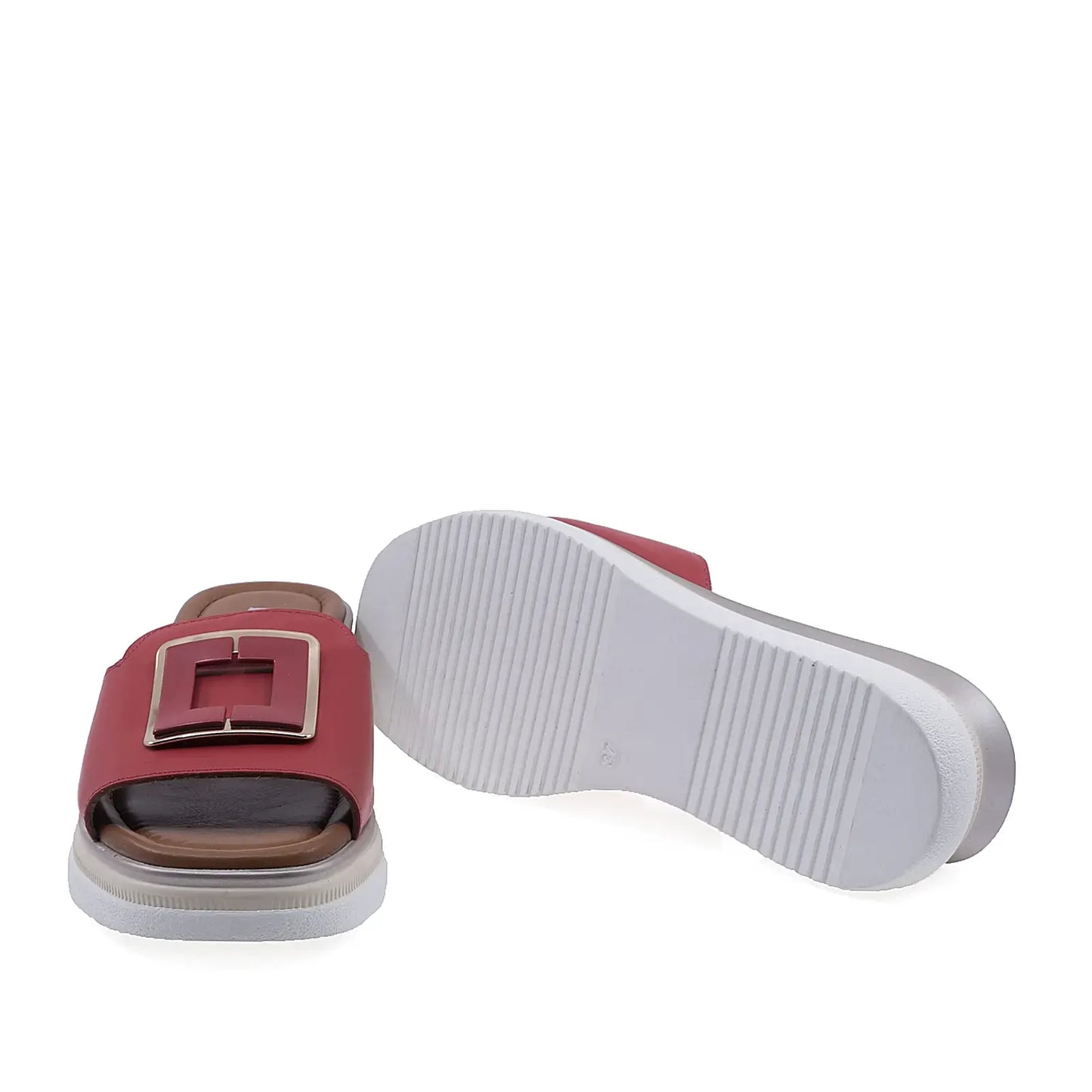 Papuci damă Anna Viotti D22-L1063 cu platformă de 5 cm, concepuți pentru confort și stabilitate la mers