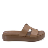 Papuci dama casual Anna Viotti D58-2713 coniac, vedere laterala dreapta, confortabili si usor de purtat zilnic