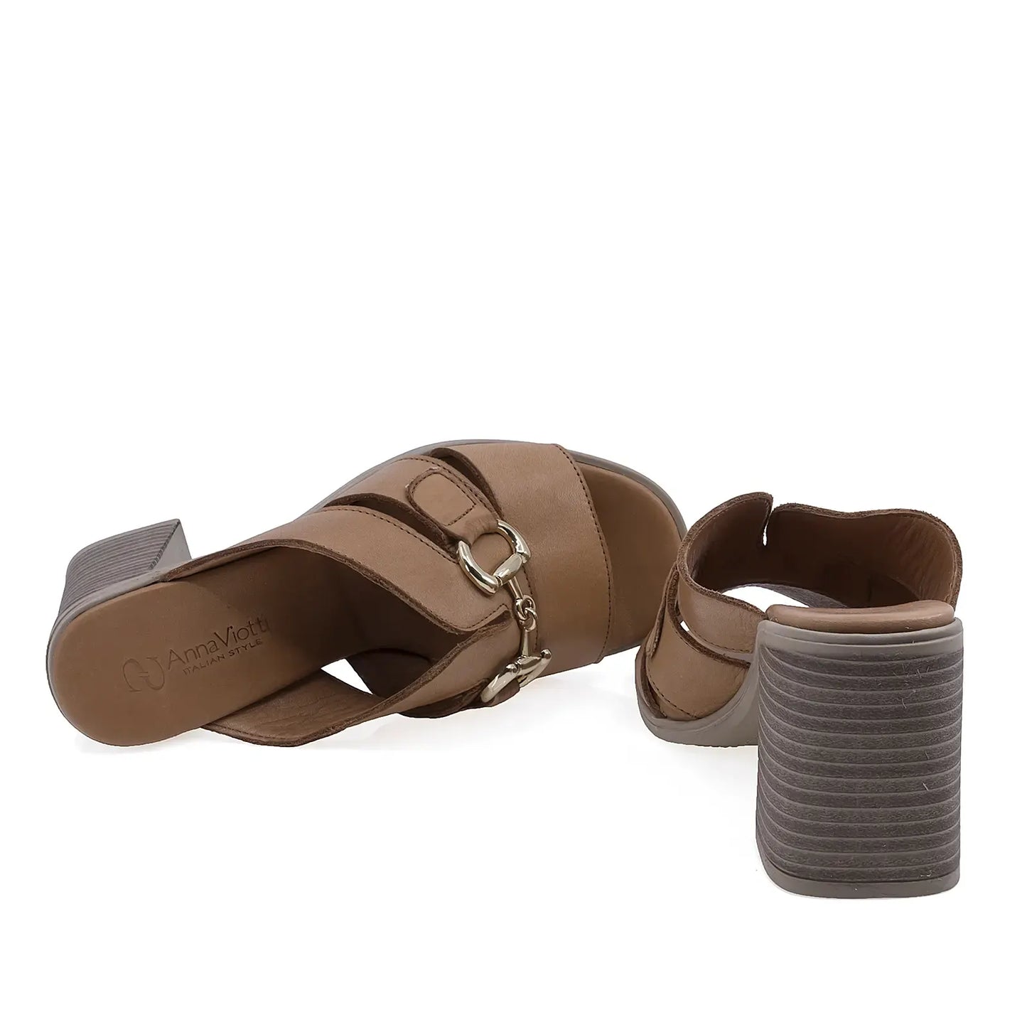 Papuci dama Anna Viotti D58-3032 cu interior din piele naturala pentru confort si respirabilitate