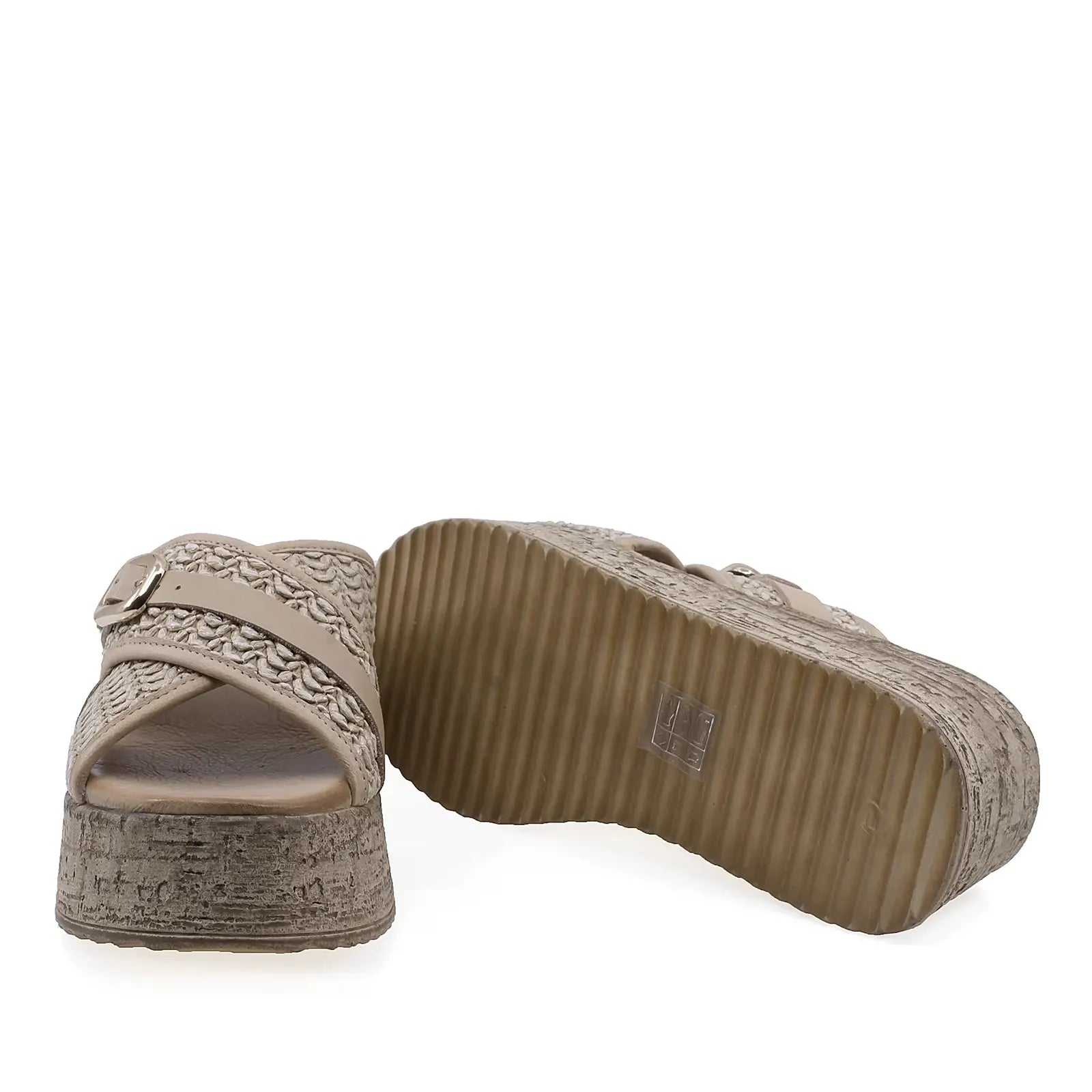 Talpa cu platforma a papucilor dama Anna Viotti D58-6104
