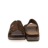 Papuci dama casual Anna Viotti D60-M206 coniac, platforma usoara si stabila pentru mers confortabil