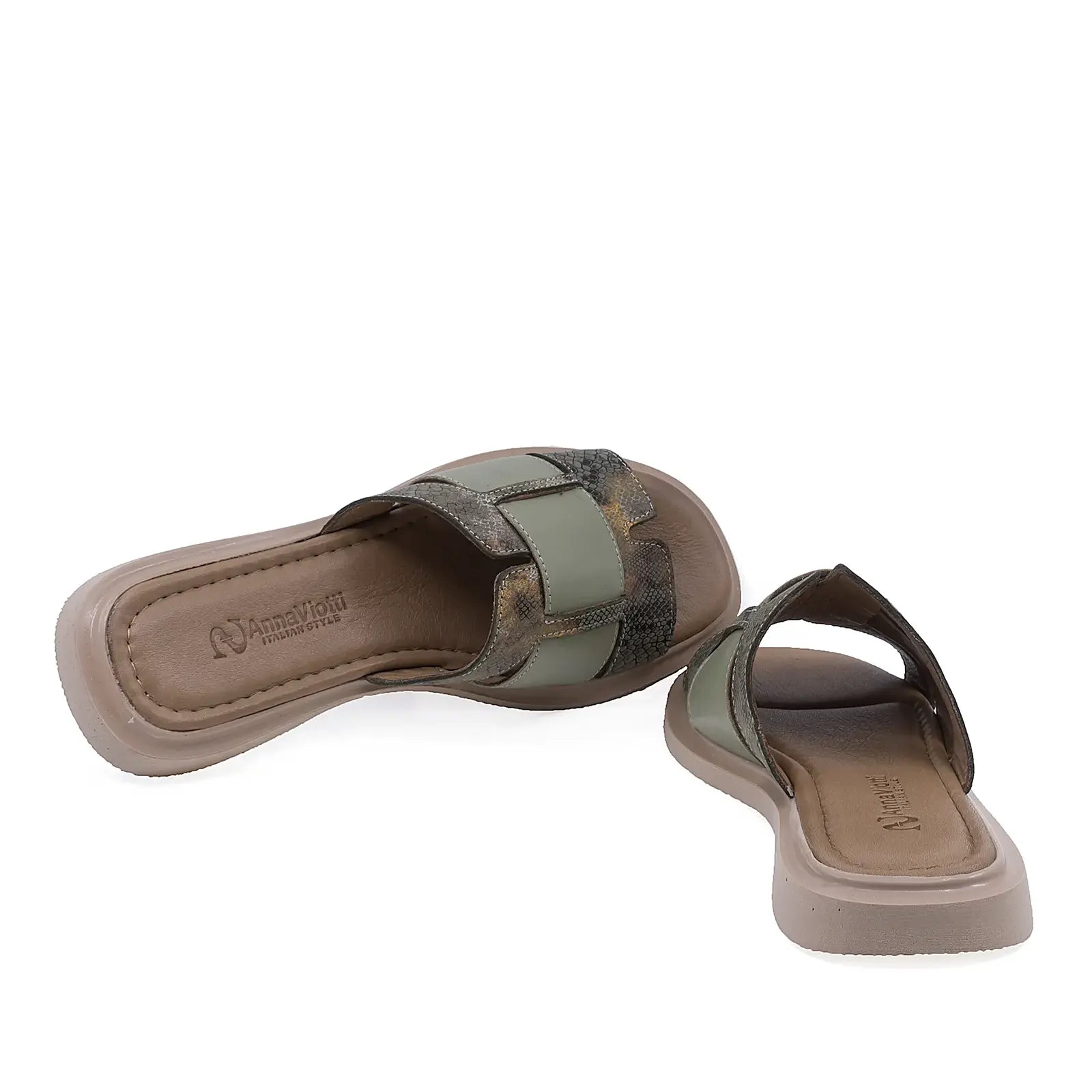 Papuci dama Anna Viotti D57-618 interior confortabil pentru purtare zilnica si mers comod