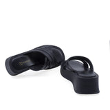 Papuci dama Anna Viotti D202-82406 cu interior din mesina naturala pentru confort si respirabilitate