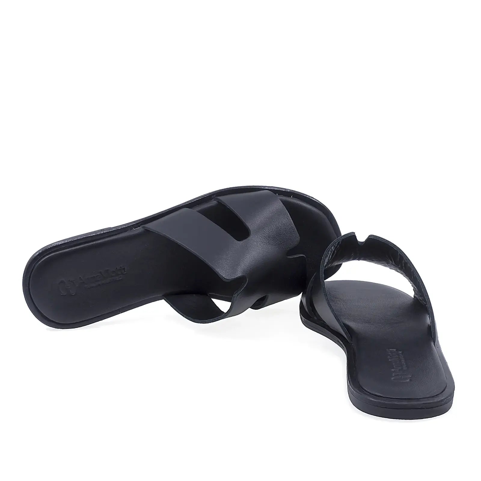 Papuci dama Anna Viotti D58-2317 cu mesina naturala moale pentru confort ridicat la purtare